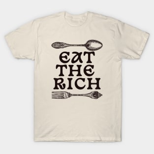 Eat The Rich Anarchist Revolution .AL T-Shirt